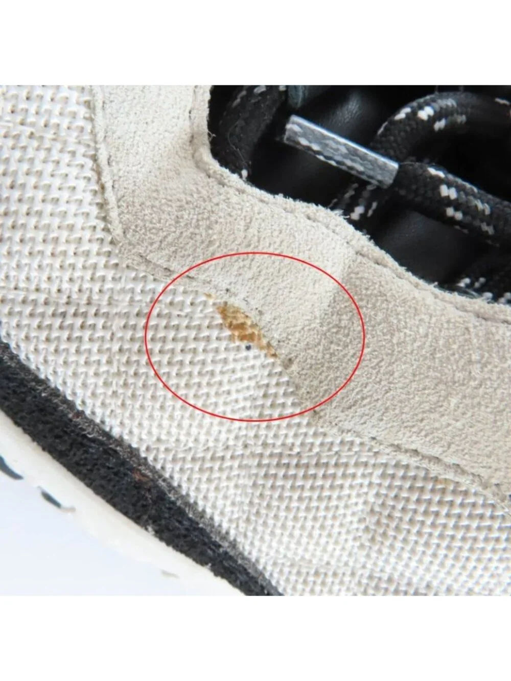 Chanel CC Logo Leather Lace Up Mesh Sneakers Off White 41 - Picture 12 of 13